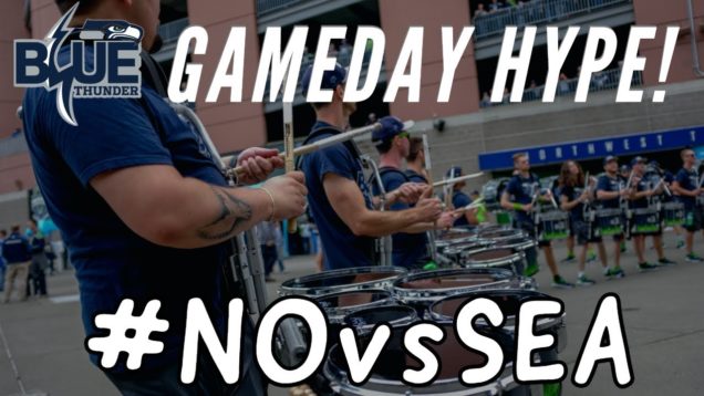 NOvsSEA-Seahawks-Gameday-Blue-Thunder-Drumline