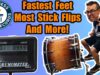 I-Attempt-9-MORE-Guinness-World-Records-Fastest-Bass-Drum-Most-Stick-Flips-and-More