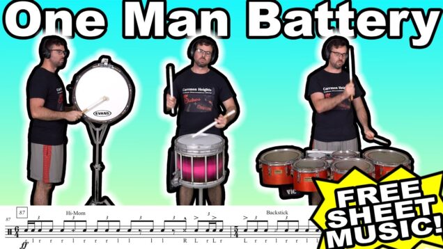 CHOPS-REQUIRED-Advanced-Solo-Percussion-Recital-Piece-One-Man-Battery