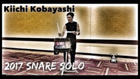 Kiichi-Kobayashi-2017-Snare-Solo