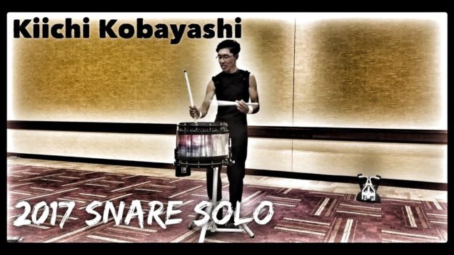 Kiichi-Kobayashi-2017-Snare-Solo