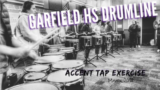 Garfield-High-School-Drumline-Accent-Tap-March-2018