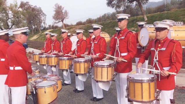 USMC-Drum-Bugle-Corps-Drumline-2018-3