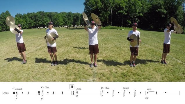 2018-Madison-Scouts-Cymbals-LEARN-THE-MUSIC-to-Racing-Heart