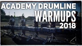 Academy-Drumline-2018-Warmups-Lot