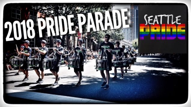 Seattle-Pride-Parade-2018-Seahawks-Drumline-Blue-Thunder