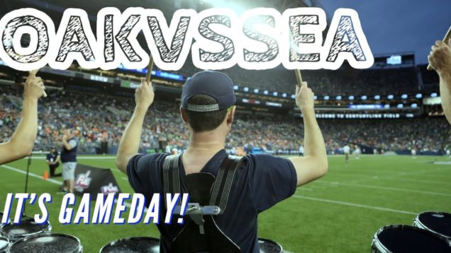 Seahawks-Gameday-OAKvsSEA-Blue-Thunder-Drumline