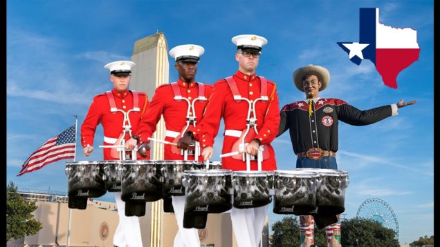 A-Day-with-the-USMC-Drum-Corps-Texas-State-Fair-EMC-Vlog