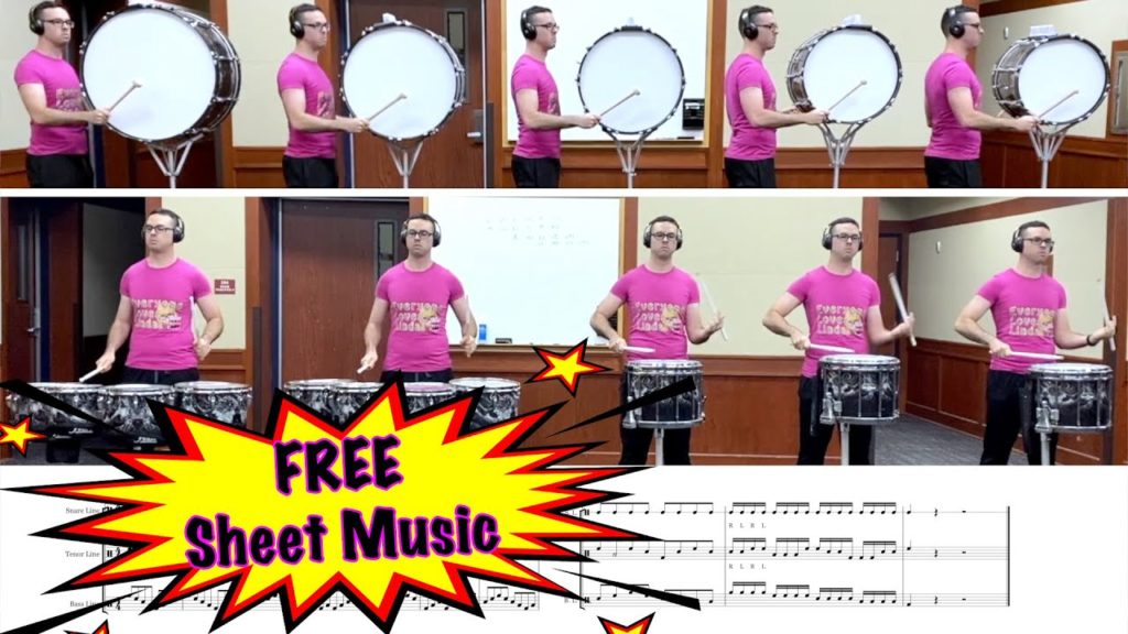 EMC Drumline Warm Up Exercises *FREE SHEET MUSIC*
