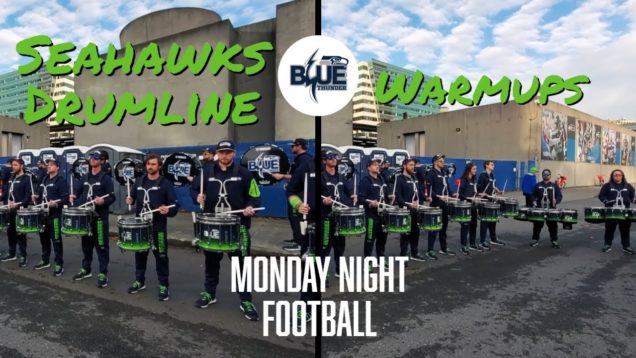 Seahawks-Drumline-Blue-Thunder-2019-MNF-Warmups