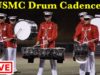 LIVE-Marines-Drum-Cadences-split-screen-DigitalDrumlineProject