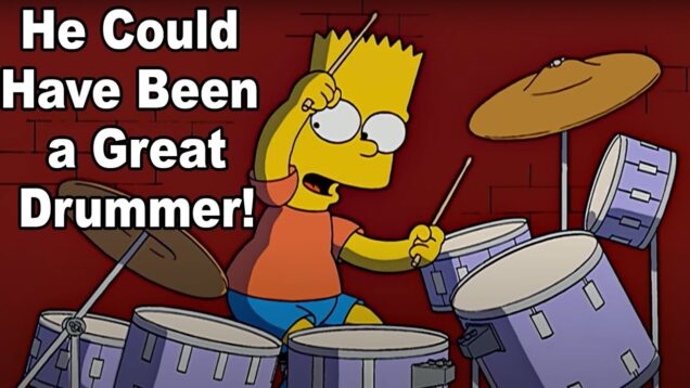 Bart-Simpsons-Tragically-Short-Drumming-Career