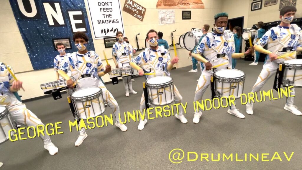 2022 Mason University Indoor Drumline AIA show 2192022