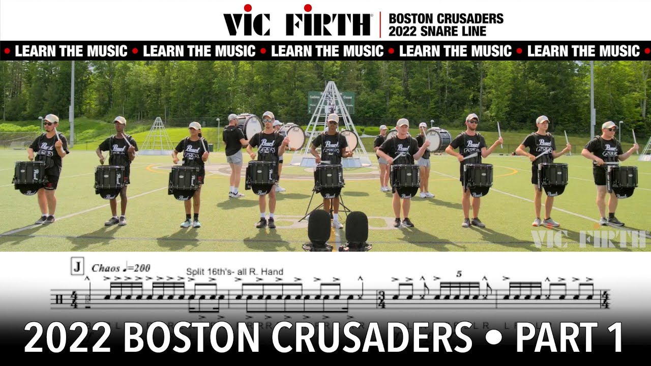 Boston Crusaders Drumline 2021 DCI Semis Warm Ups