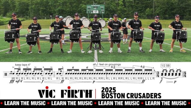 LEARN-THE-MUSIC-2025-Boston-Crusaders-Snare-Line